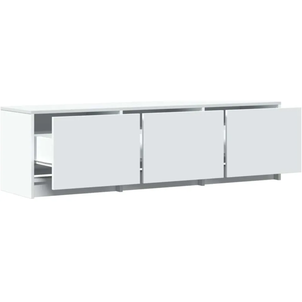 vidaXL TV-kast Wit Bewerkt hout, foto 4