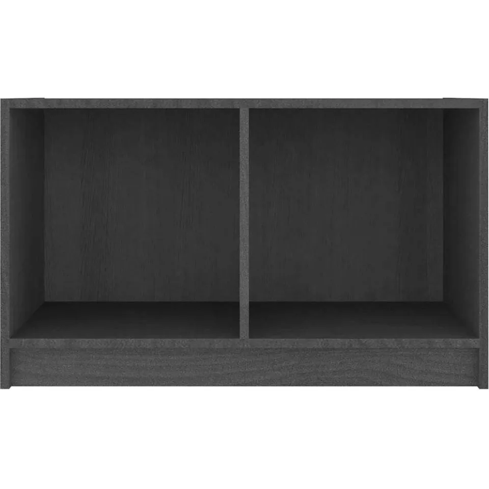 vidaXL Tv-meubel 70x33x42 cm massief grenenhout grijs, foto 4