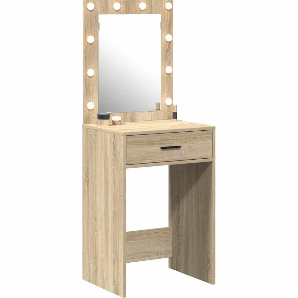 vidaXL Plafondtafel Sonoma Eiken 50 x 41 x 135 cm Bewerkt hout Bruin