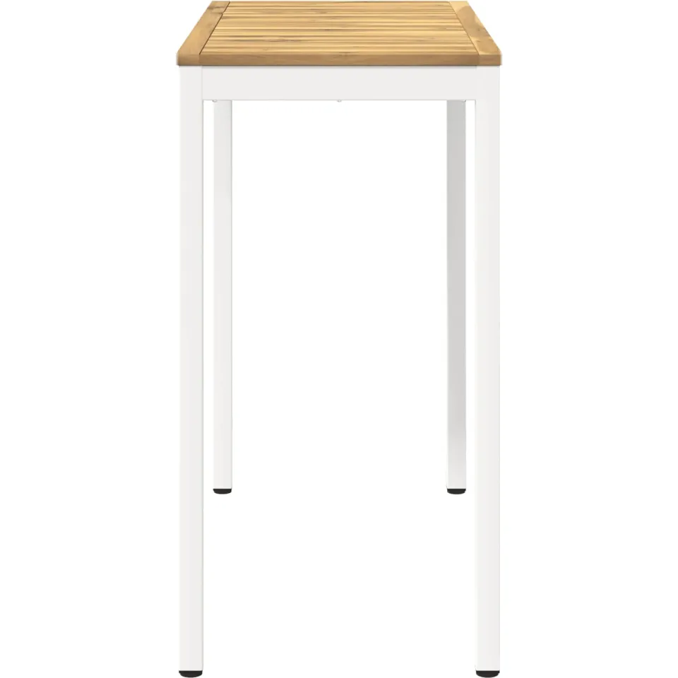 vidaXL Tuinbar Tafel NAARDEN Witgewassen 108,5 x 55 x 105 cm, foto 4