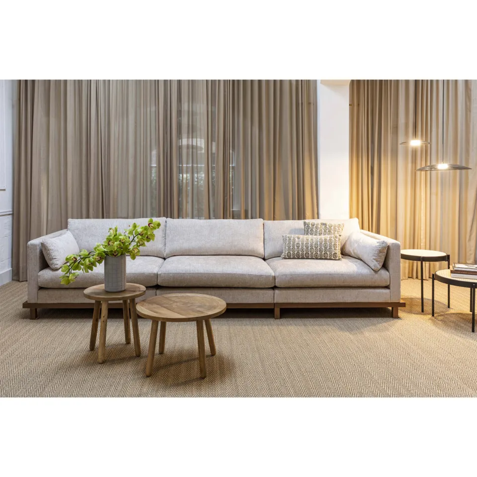Zuiver Blossom 4-zitsbank beige, foto 2