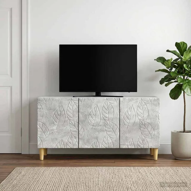 vidaXL TV-kast 99 x 34,5 x 50 cm Betongrijs Bewerkt hout grijs, foto 2
