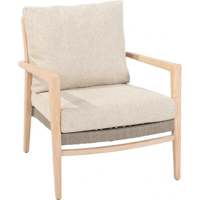 4 Seasons Outdoor Julia Low Dining Tuinstoel - Brushed Teak Bruin