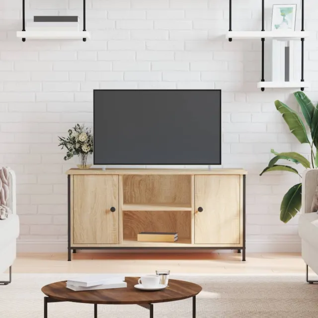 vidaXL Tv-meubel 100x40x50 cm bewerkt hout sonoma eikenkleurig, foto 2