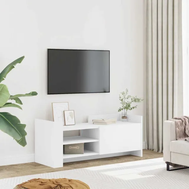 vidaXL Tv-meubel 100x35x40 cm bewerkt hout wit, foto 2