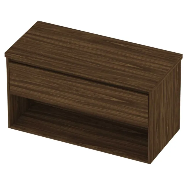 Proline Deck Badmeubelset Met Schap 100x46x55 cm Cabana Oak Eiken