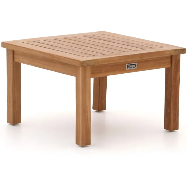 Bellagio tuinmeubelen Sunyard Wales bijzet tuintafel 60x60x38cm Bruin