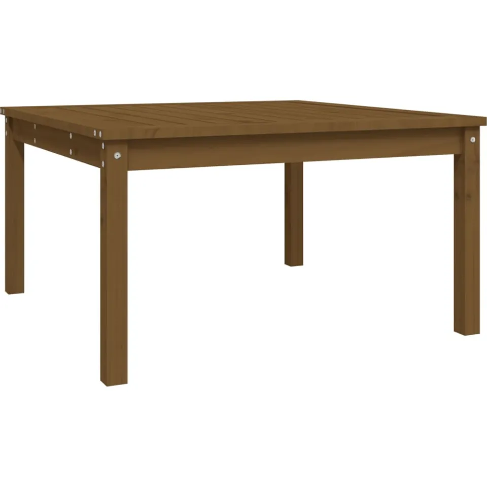 vidaXL Tuintafel 82,5x82,5x45 cm massief grenenhout honingbruin