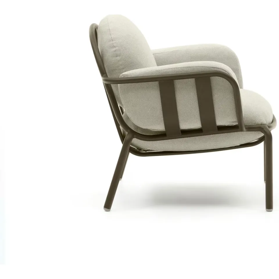 Kave Home Joncols outdoor fauteuil beige, foto 3
