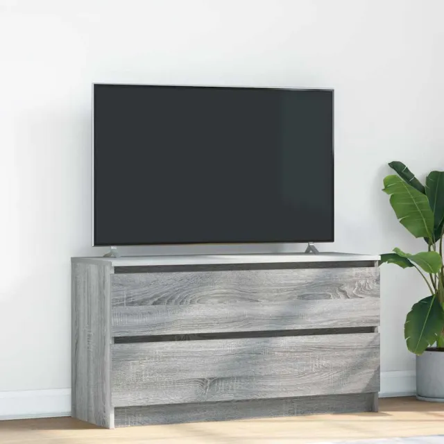 vidaXL Tv-meubel 100x35x54 cm bewerkt hout grijs sonoma eikenkleurig, foto 2