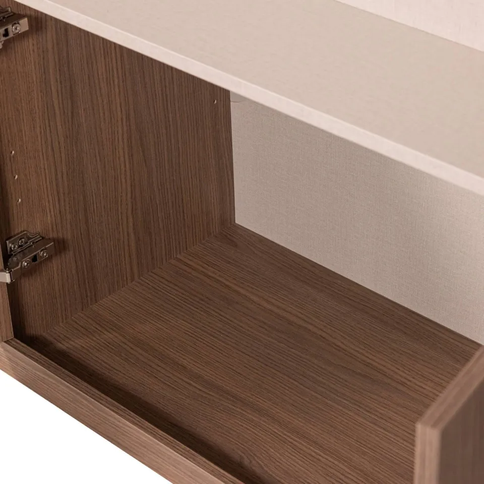 WOOOD Build Tv Opbergkast 160 cm - Eiken Fineer - Naturel - 215x160x41, foto 5