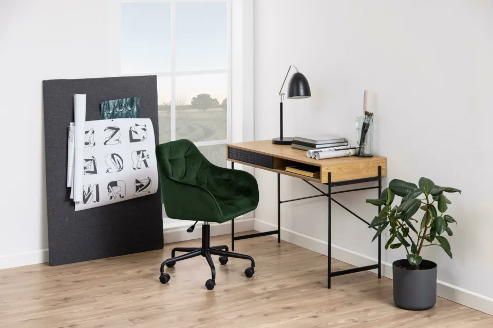 Bendt Loren velvet bureaustoel groen, foto 5