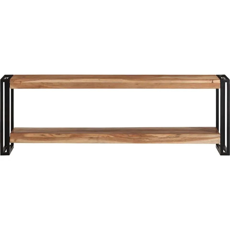 vidaXL Tv-meubel 120x30x40 cm massief acaciahout bruin, foto 2