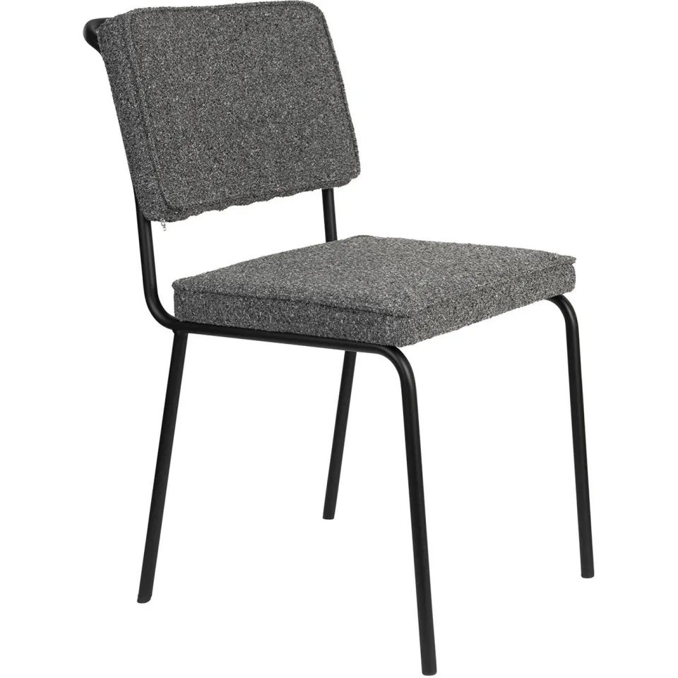 Zuiver Buddy eetkamerstoel grijs, foto 2