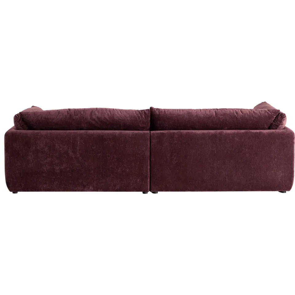 NOUS Living 3-zitsbank Lyon burgundy, foto 4