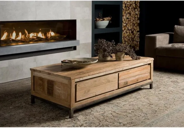 Tower Living Venetie Salontafel 135 cm Bruin