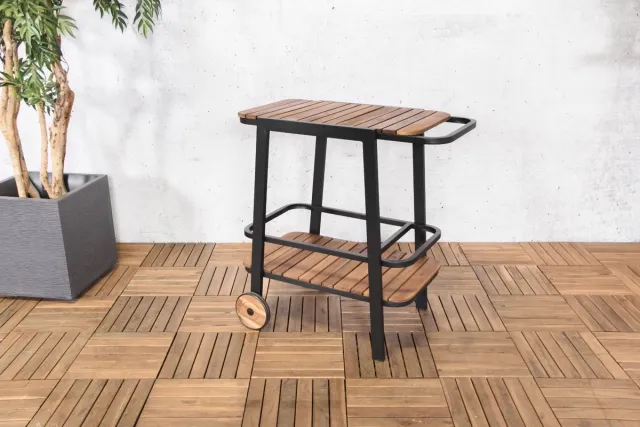 SenS-Line Dexter tuin trolley - 76x49x78 - acacia FSC 100% Naturel