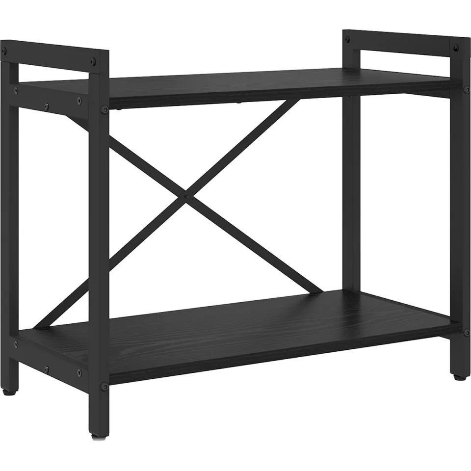 vidaXL Boekenkast 60 x 30 x 50 cm Bewerkt hout Zwart Eiken, foto 3