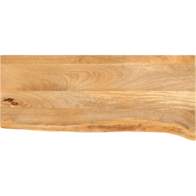 vidaXL Tafelblad met natuurlijke rand 70x30x2,5 cm massief mangohout Bruin