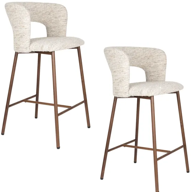 Housecraft Living Chelsea barkruk beige