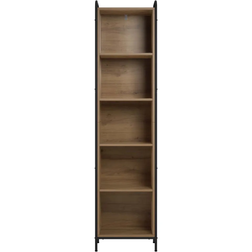 vidaXL Boekenkast 55,5 x 33 x 174 cm Bewerkt hout Artisanaal eiken Bruin