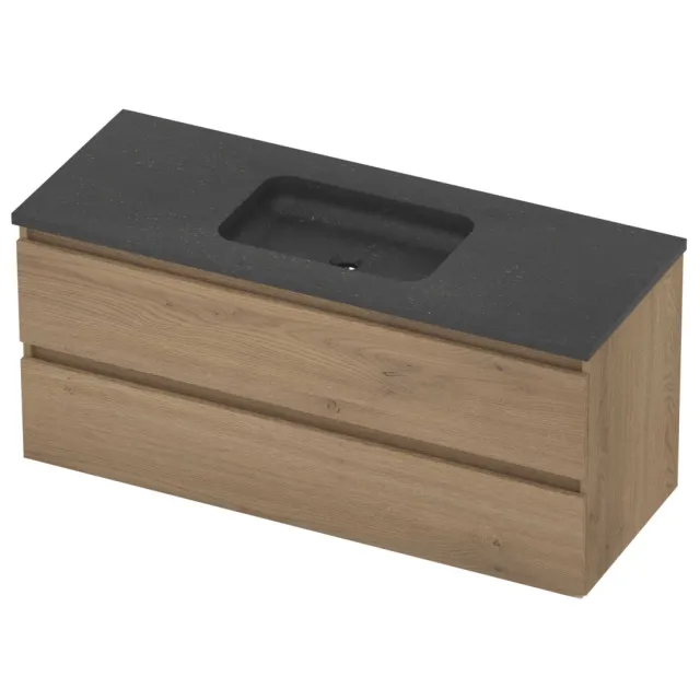 Basic-Line Rocky 46 Badmeubelset Hardsteen 120x46x54 cm R46BSEPO1200 Pure Oak Blue Stone Grijs