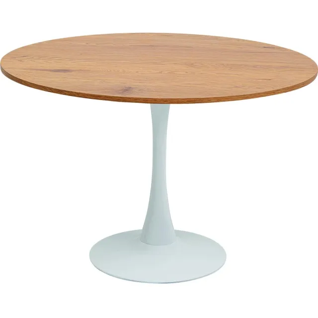 Kare Design Eettafel Schickeria Ø110cm eik en wit Kare Design