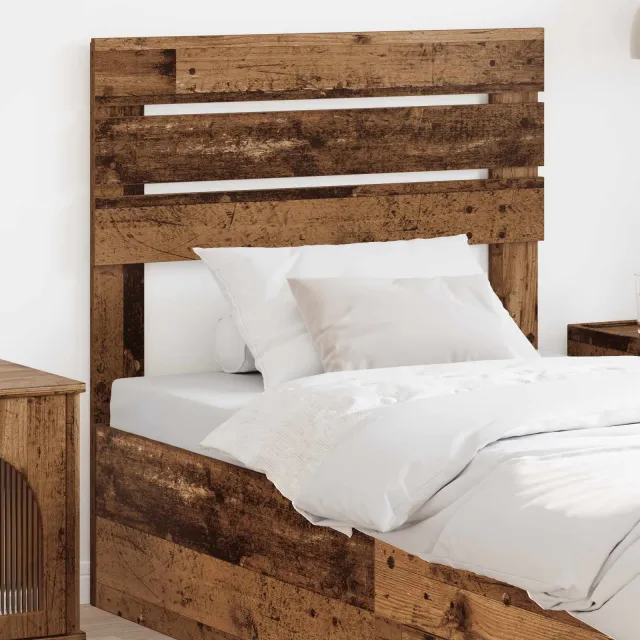 vidaXL Hoofdbord Oud Hout Bewerkt hout Bruin