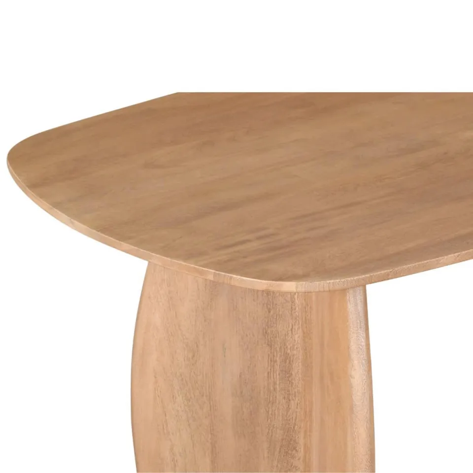 Giga Meubel Eettafel Majada - Deens Ovaal Naturel Mangohout - 300x100x76cm, foto 6