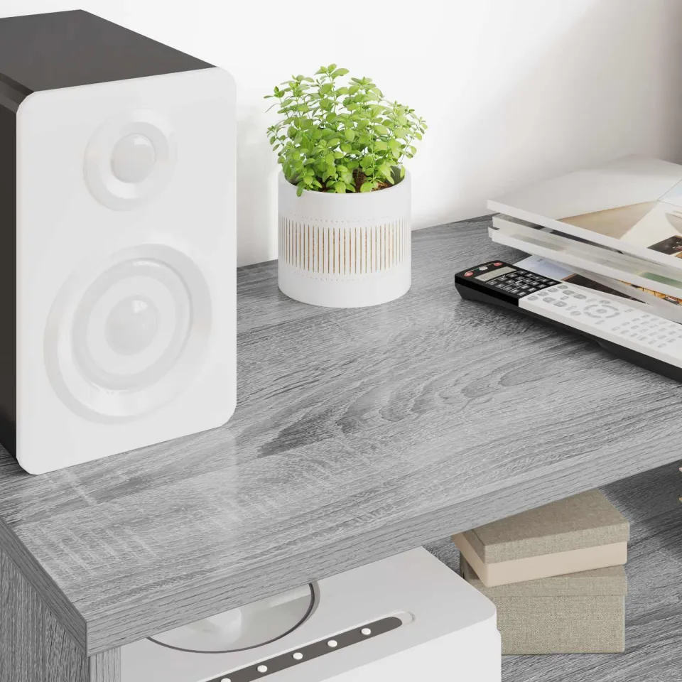 vidaXL TV-kast 80 x 35 x 40 cm Grijs Sonoma, foto 4