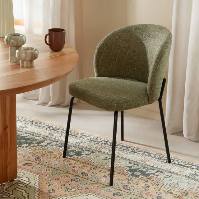 NOUS Living Sem eetkamerstoel groen, foto 2