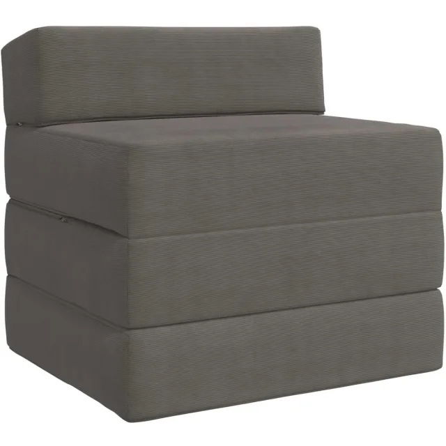 vidaXL Vouwbare - Sofa - Bed - 2-zits - Lichtgrijs - 70 - x - 60 - x - 63 - cm