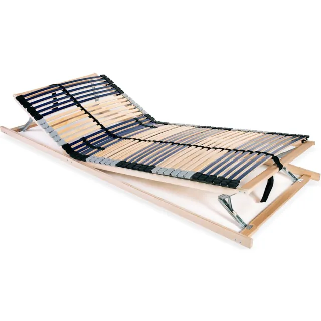 vidaXL Lattenbodem met 42 latten 7 zones 70x200 cm Meerkleurig