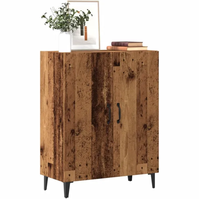 vidaXL Dressoir 70x34x90 cm bewerkt hout oud houtkleurig Bruin
