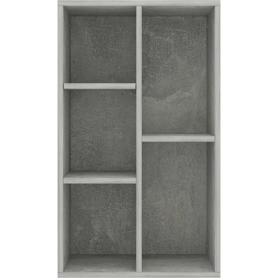 vidaXL Boekenkast/dressoir 50x25x80 cm bewerkt hout betongrijs grijs, foto 4