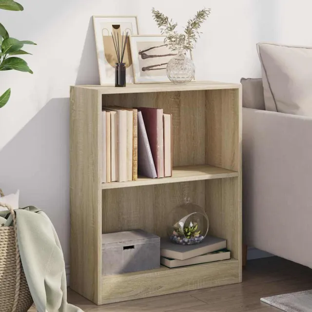 vidaXL Boekenkast 60x24x76 cm bewerkt hout sonoma eikenkleurig, foto 2