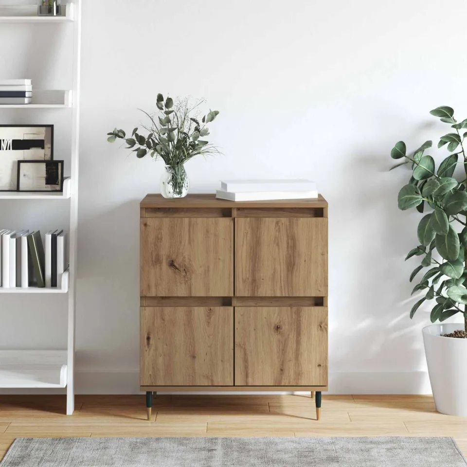 vidaXL Dressoir Artisan Eiken 60 x 35 x 70 cm, foto 3
