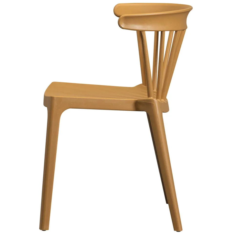 WOOOD Bliss spijlenstoel caramel caramel melange, foto 3