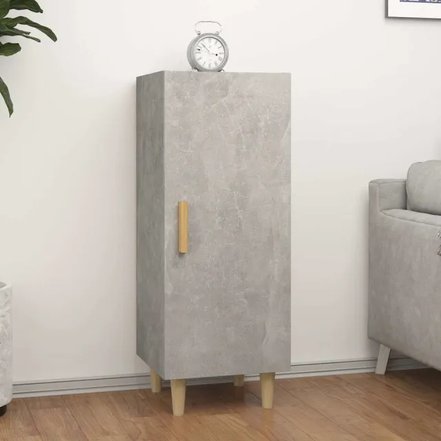 vidaXL Dressoir 34,5x34x90 cm bewerkt hout betongrijs grijs, foto 2