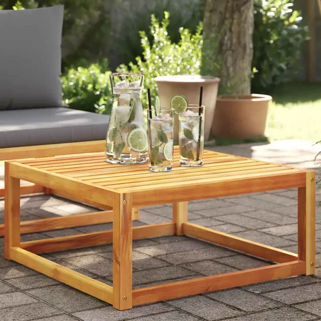 vidaXL Tuintafel 65x65x29 cm massief acaciahout bruin