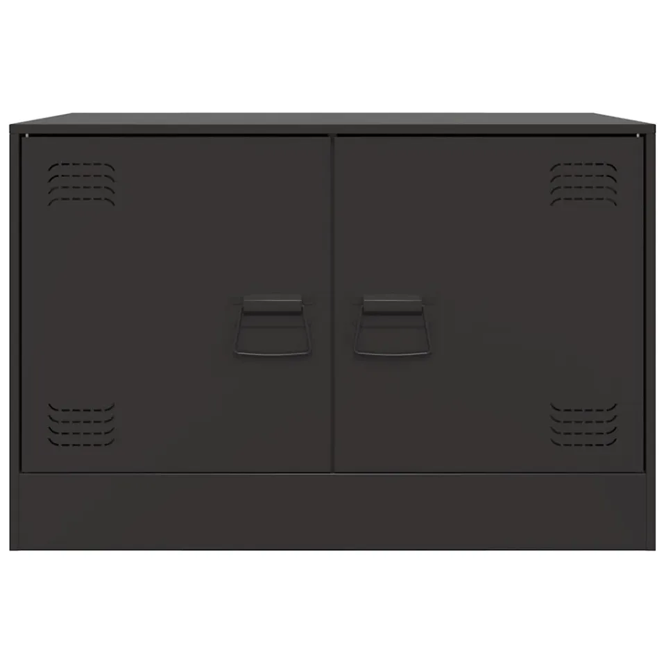 vidaXL Tv-meubelen 2 st 67x39x44 cm staal zwart, foto 4