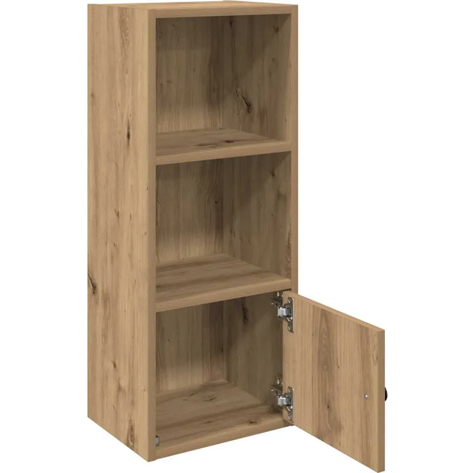vidaXL Boekenkast 31x24x77 cm bewerkt hout artisanaal eikenkleurig, foto 4
