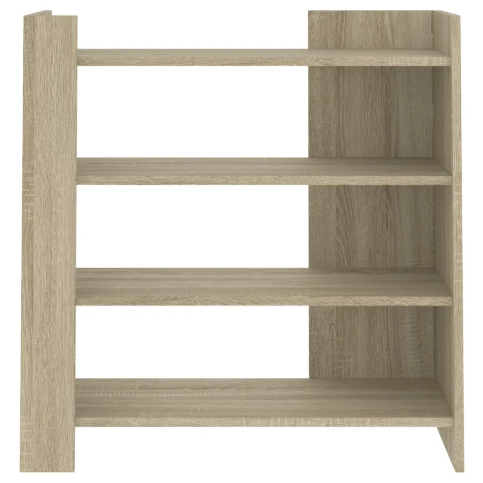 vidaXL Dressoir 73,5x35x75 cm bewerkt hout sonoma eikenkleurig Bruin