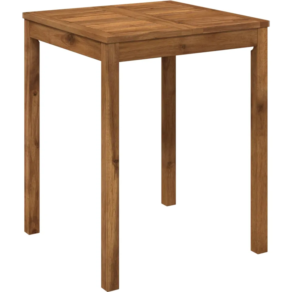 vidaXL Tuindiner tafel LAREN Naturel 60 x 60,5 x 75 cm, foto 3