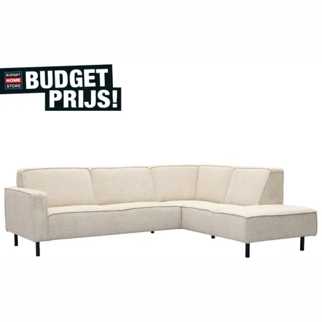 Budget Home Store Bank Yaro 2,5-zits + hoekziteiland rechts