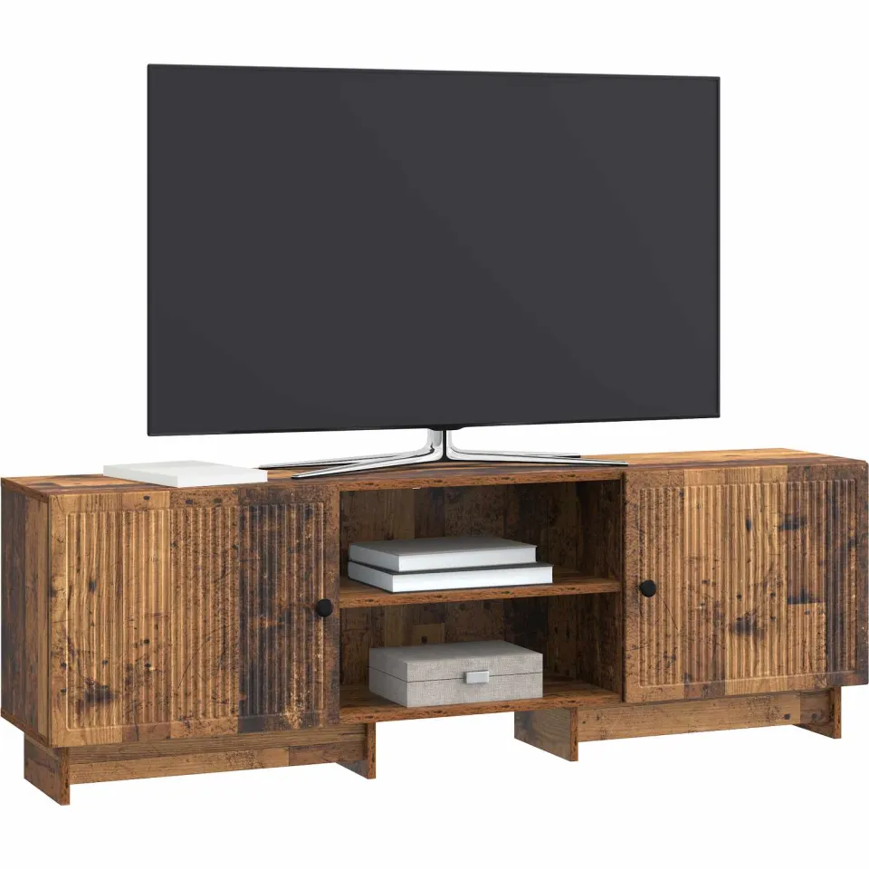vidaXL TV-kast 150 x 31 x 50 cm Oud hout Geconstrueerd hout bruin, foto 3