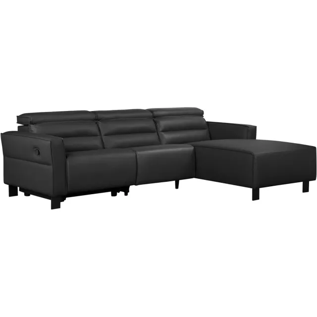Notio Living Carpari-Hoekbank - Relax - Zwart PU