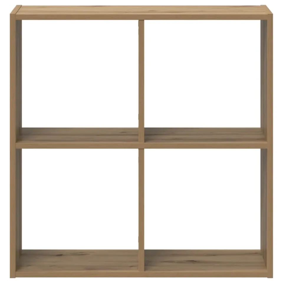 vidaXL Boekenkast 68,5x32x68,5 cm bewerkt hout artisanaal eikenkleurig, foto 4