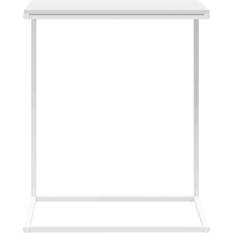 vidaXL Bijzettafel 55x35x66 cm bewerkt hout wit, foto 4