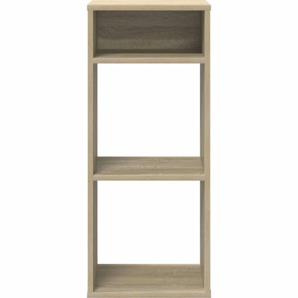 vidaXL Boekenkast 34x31x80 cm bewerkt hout sonoma eikenkleurig, foto 4